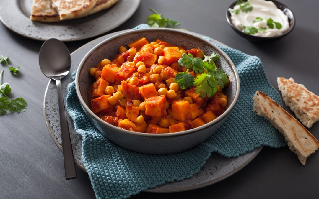 The Cooking Stop: Chickpea & Sweet Potato Curry